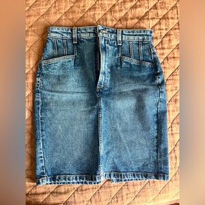 Favorite daughter high waisted denim skirt